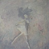 Ballerina in air