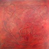 Red/Bronze absract