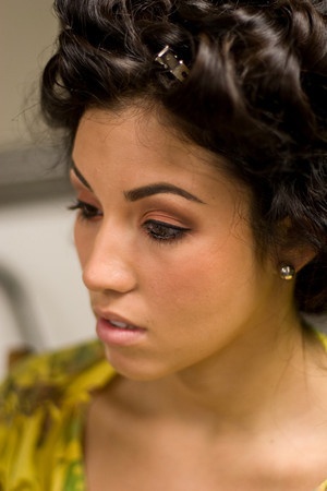 makeup detail shot from Teen Life and Style fashion show