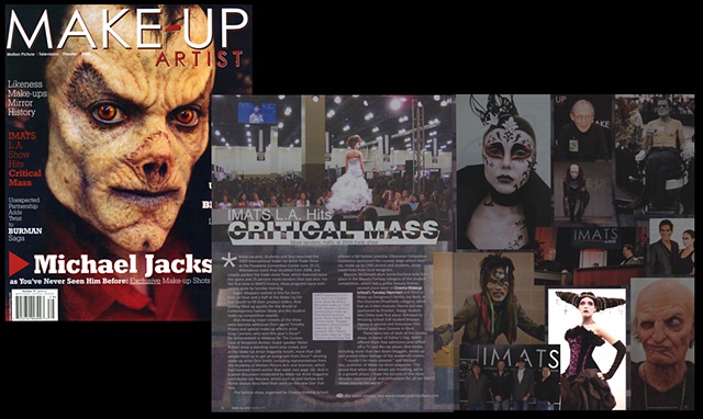 my feature in makeup artist magazine