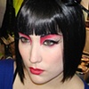 Makeup detail from the Lip Service clothing catalog shoot