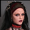 Prosthetic makeup on Ashley