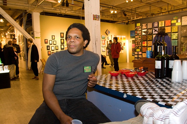 Photo Credit Timmy Samuel- Co-Curator Alan Emerson Hicks