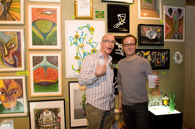 Photo Credit Timmy Samuel - artist Edward Master (left)