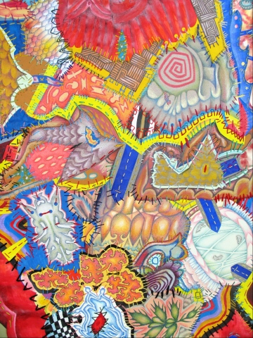 SOLD-DETAIL Paper Collage #1
