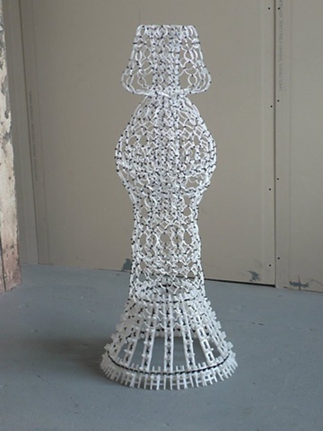 White Safety Tower