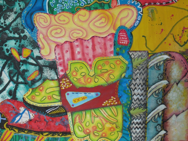 Paper Collage Series #5 - detail B