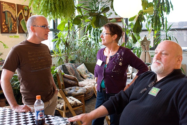 Photo Credit Timmy Samuel - artist Edward Master, Melinda Gordon, Joey Wozniak