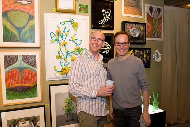 Photo credit Timmy Samuel - artist Edward Master (left)
