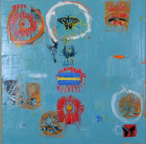 Untitled - (blue 3' x 3')