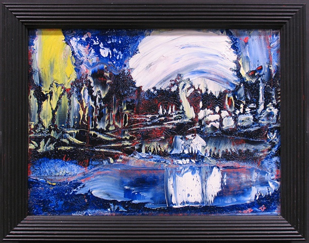 SOLD Moon Lit Landscape