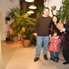Photo credit Timmy Samuel- from right- Artist Judy Zeddies, Michael DelVale
