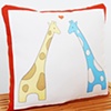 giraffe love pillow