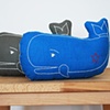 embroidered whales