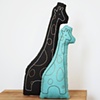 embroidered giraffes