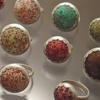 Circle Enamel Wallpaper Rings