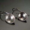 Etched Circle Earring (medium)