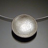 Etched Circle Necklace