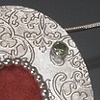Red Oval Pattern Necklace