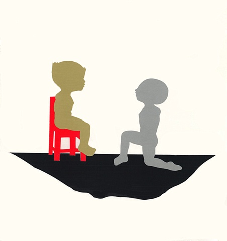 Sweet Epiphanies #14,
Anat Litwin, Paper Cutouts, 19� x 19�, 2009