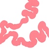 Intestines #1 (out of sequence of 8) / ANATOMY
Anat Litwin, Paper Cutout, 19" x 19", 2009