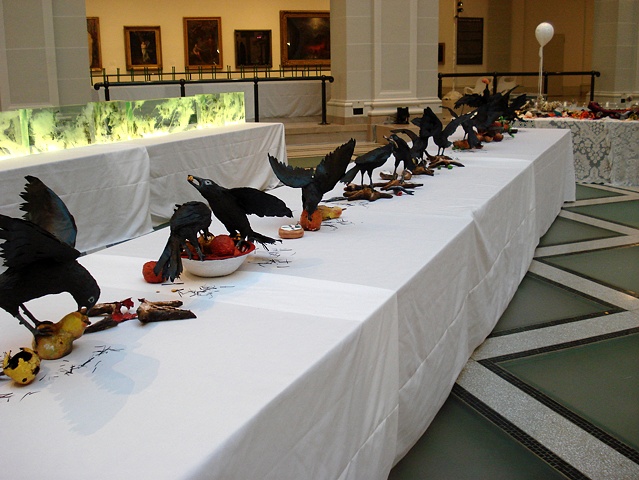 Still Lives with Crows, Brooklyn Museum Artists Ball