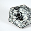 Ossify
Brooch:
Copper, enamel, sterling silver, fine silver, 18k gold, sapphire, paint
Photographer Matt Cook
