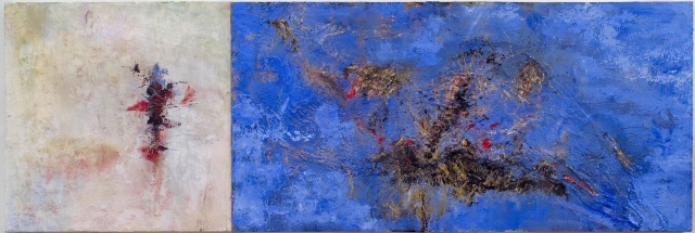 blue world diptych