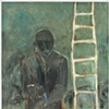 blue ladder