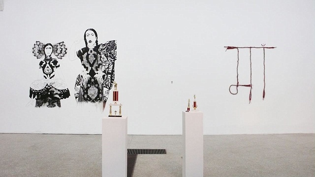 Installation view of Transitional Aesthetics, Beijing, China
