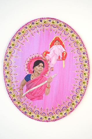 the gulabi gang-star and the politician
(Sampat Pal and Mayawati)