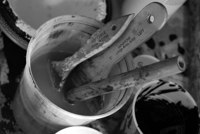 Brushes In  A Cup