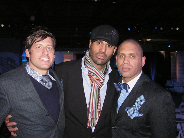 Steven Wiskow, Myself and Chris Christmas at his Thinking Blue event.