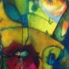 Elements Of A Portrait Abstracted For Effect.