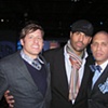 Steven Wiskow, Myself and Chris Christmas at his Thinking Blue event.