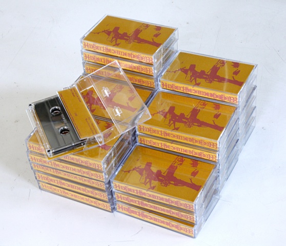 Silkscreen cassette edition by artist Owen Rundquist and Alexander DeMaria