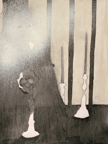 Drawing of an evil sorceress by artist Owen Rundquist