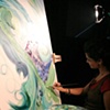 Live Painting for Help For Haiti Benefit Concert Feb. 2010