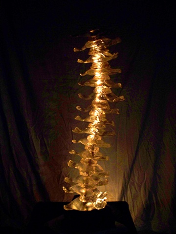 Glass sculpture