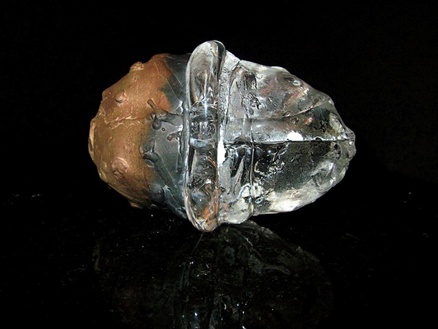 bronze glass sculpture