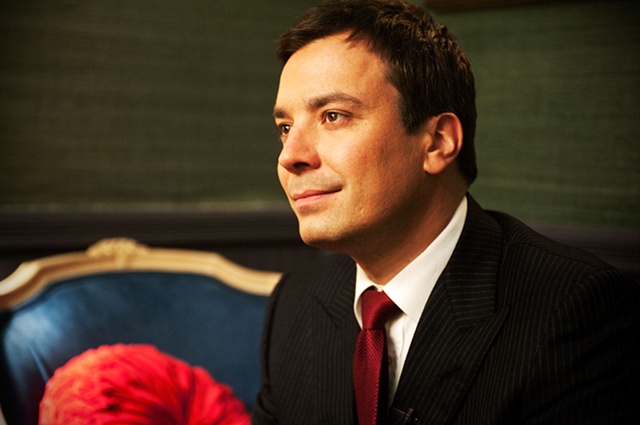 Jimmy Fallon, backstage at Late Night with Jimmy Fallon