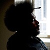 Questlove of The Roots, backstage at Late Night with Jimmy Fallon