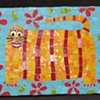 Fat Cat and Flowers