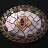 Purple and Gold Buckle