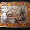 Victorian Train on Bridge Buckle