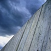 Cement wall at War Museum
