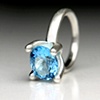 Allison Ring with Blue Topaz
