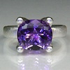 Allison Ring with Color Shifting Amethyst