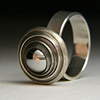 Kinetic Eye Silver Ring