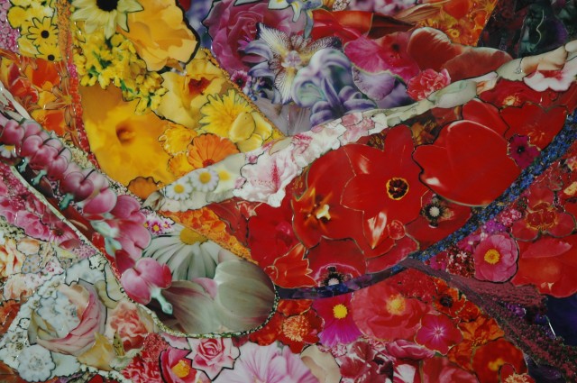 Photo collage by John Schuh featuring flowers.